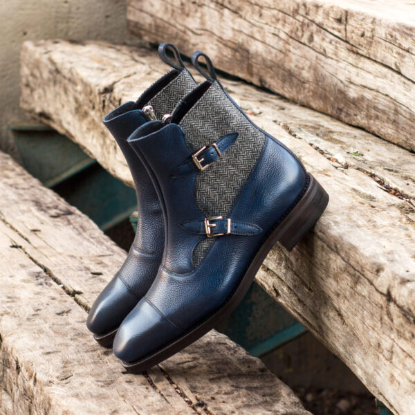  Luxury Handbags by you Mens Dress Octavian Buckle Boot, view 4