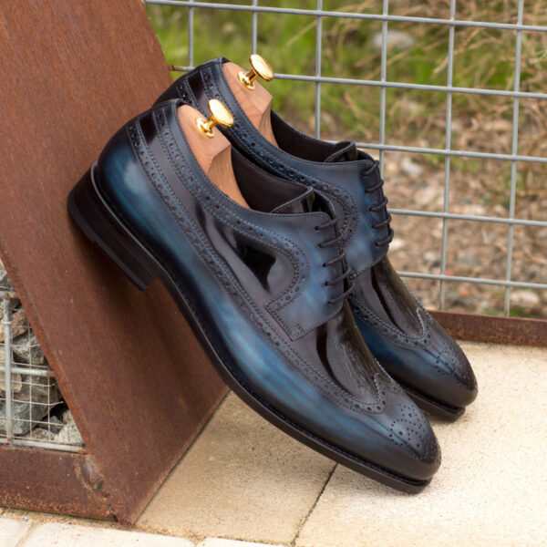  Luxury Handbags by you Hand Made Patina Longwing Blucher Shoe, view 4