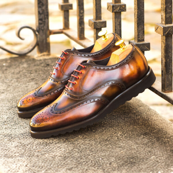  Luxury Handbags by you Hand Made Patina Full Brogue Shoe, view 4