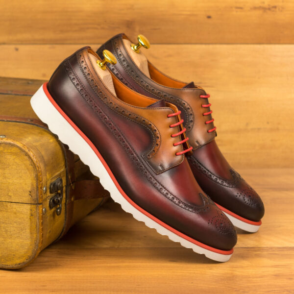  Luxury Handbags by you BURNISHING Longwing Blucher Shoe, view 4