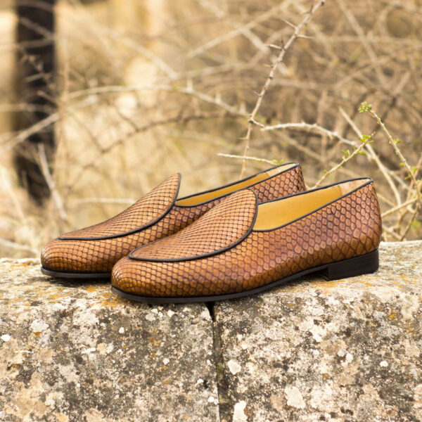  Luxury Handbags by you Exotic Skins Belgian Slipper Shoe, view 4