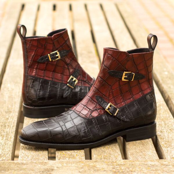 Luxury Handbags by you Mens Dress Octavian Buckle Boot, view 4