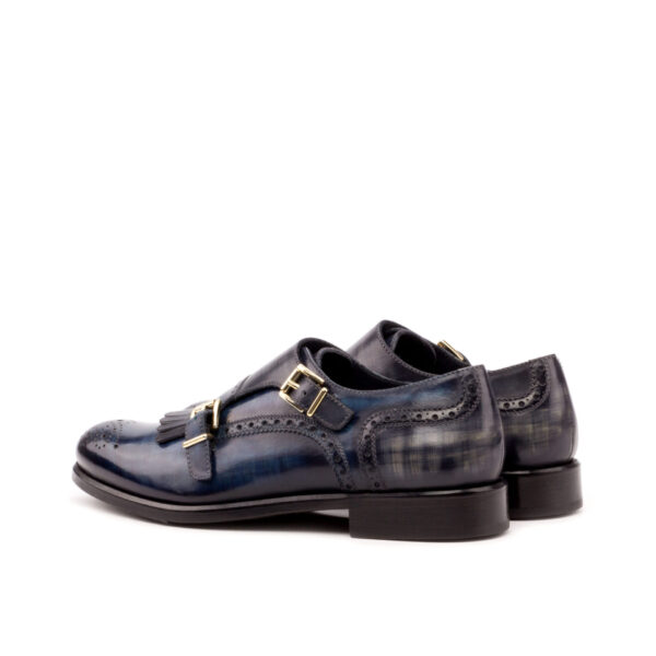  Luxury Handbags by you Hand Made Patina Kiltie Monk Strap Woman Shoe, view 2