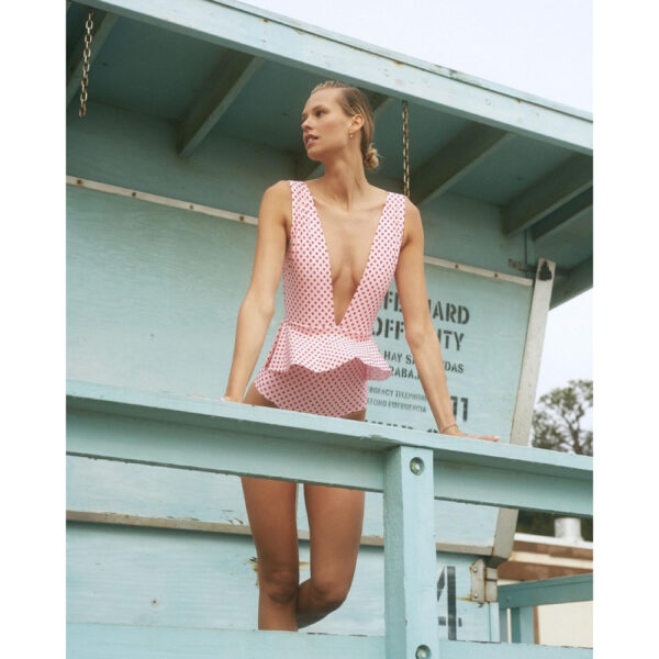 Verdelimon Mediterraneo swimwear one piece, view 2