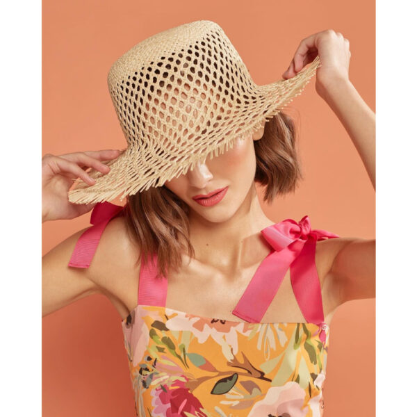 Lina Osorio Straw galleys hat, view 2