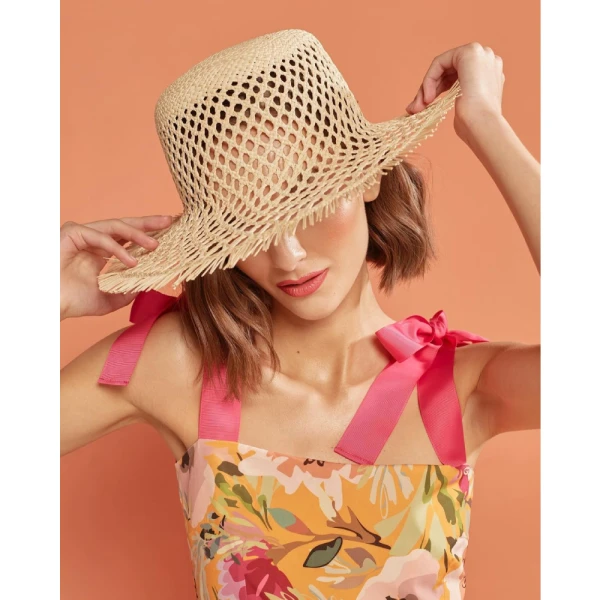 Santa barbara straw hat – S   Luxury Shoes 