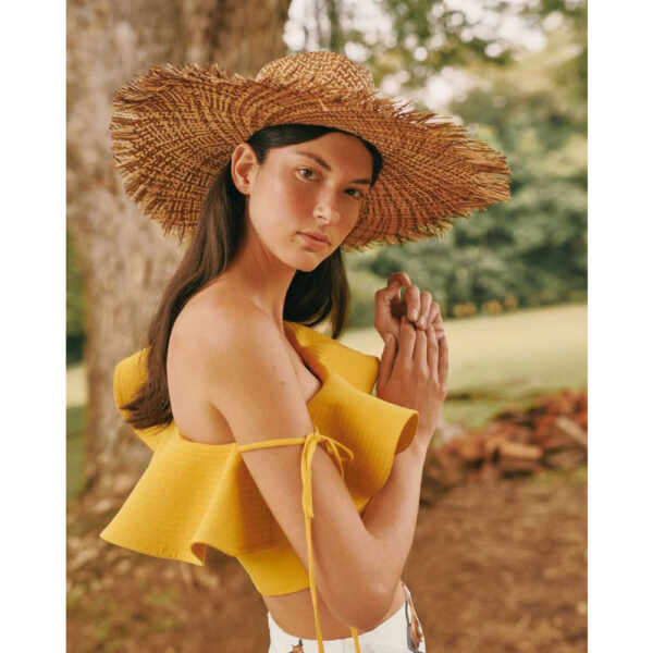 Lina Osorio Cumbal straw hat, view 2