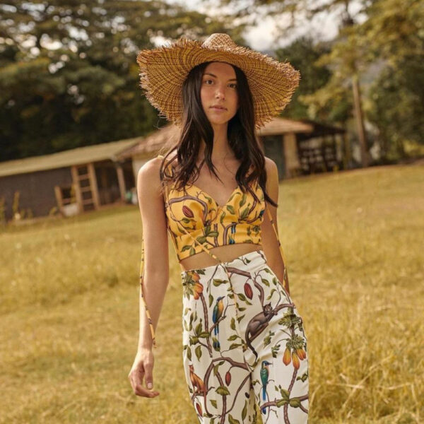 Lina Osorio Cumbal straw hat, view 3