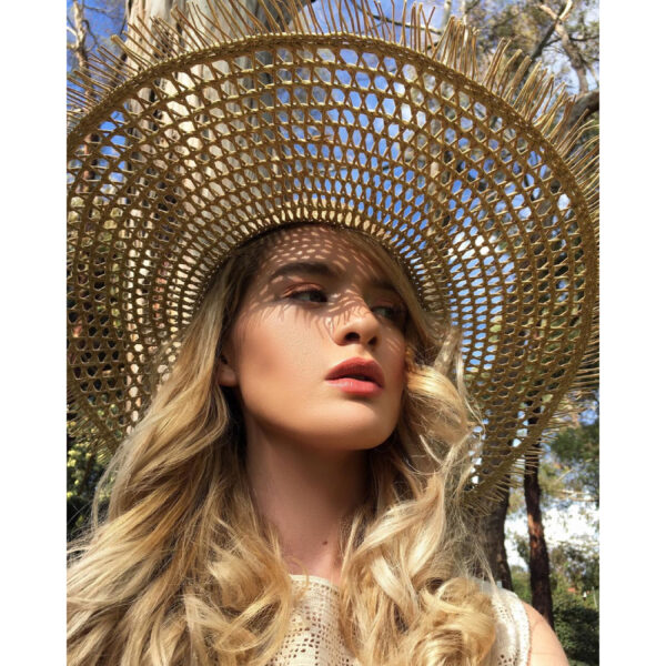 Lina Osorio Hatillo straw hat, view 2