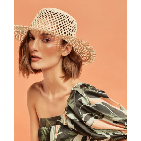 Lina Osorio Hatillo straw hat, view 3