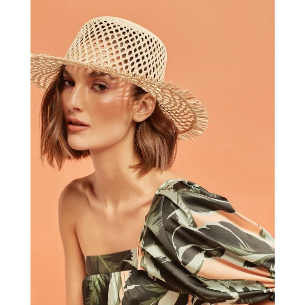 Santa barbara straw hat – S   Luxury Shoes 