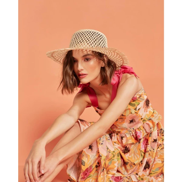 Santa barbara straw hat – S   Luxury Shoes 