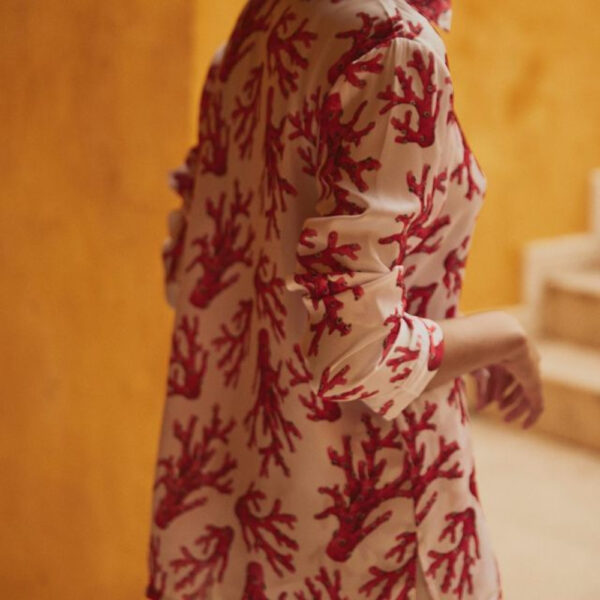 Verdelimon Bali sleepwear shirt, view 4