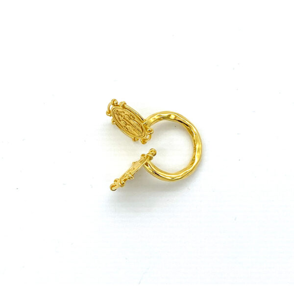Ergon Mykonos Double coin ring, view 2