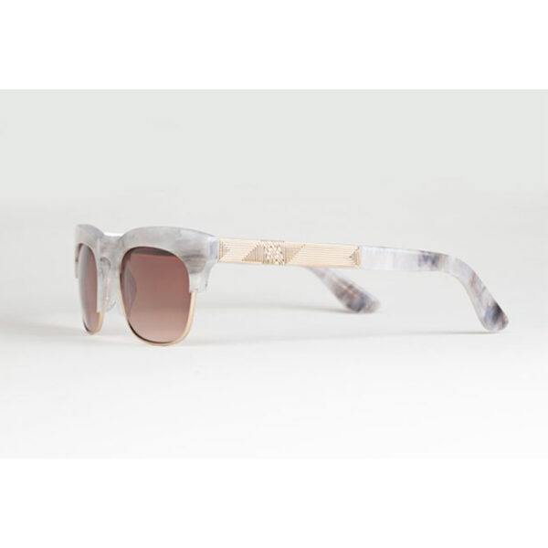Neo-Ne Eyewear Torii white marble sunglasses, view 3