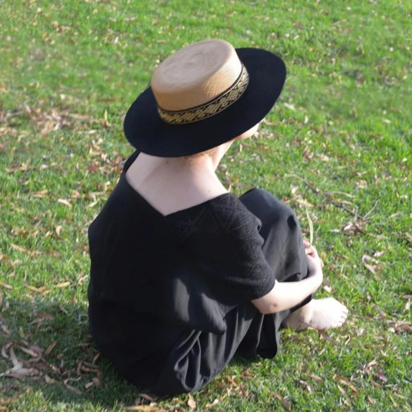 Earth straw hat – S   Luxury Shoes 