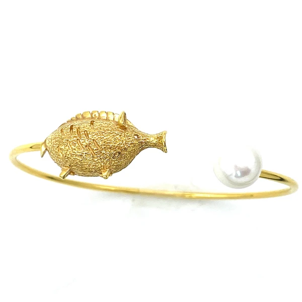 Piglet rattle white pearl bracelet Bracelets Bracelet Luxury Shoes 