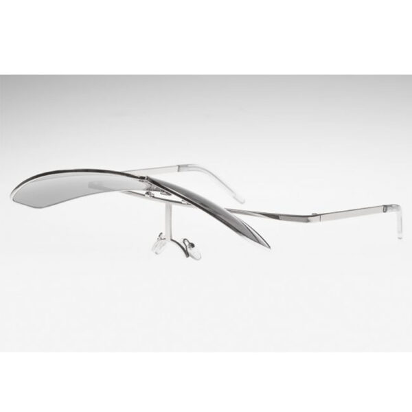 Neo-Ne Eyewear Cyber racer silver sunglasses, view 4