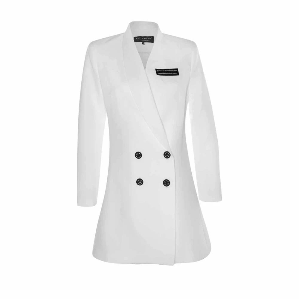 whyte2021 (11) The back up sports wrap nude blazer dress Clothing blazer Luxury Shoes