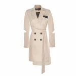 The back up sports wrap nude blazer dress Clothing blazer Luxury Shoes 