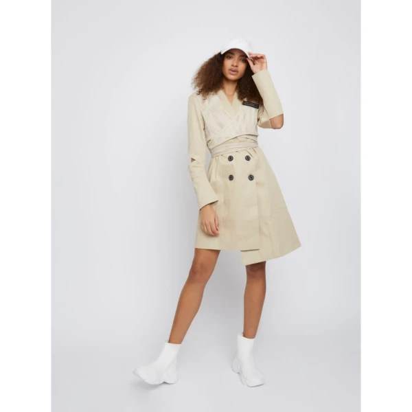The back up sports wrap nude blazer dress Clothing blazer Luxury Shoes 