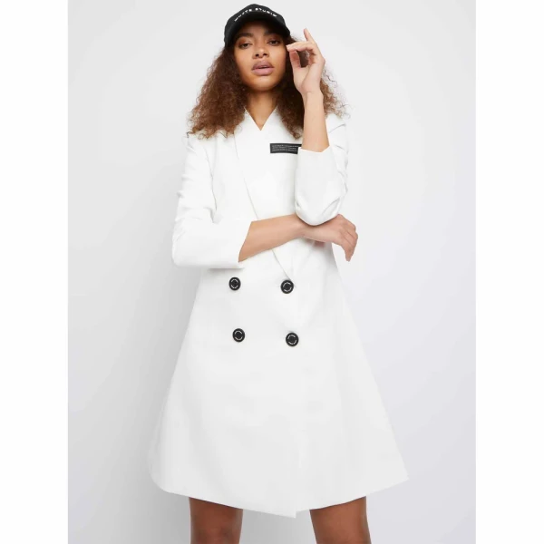 The back up sports wrap nude blazer dress Clothing blazer Luxury Shoes 