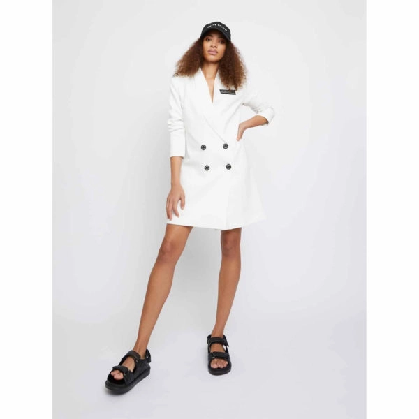 Whyte Studio The deactivate white dress, view 4