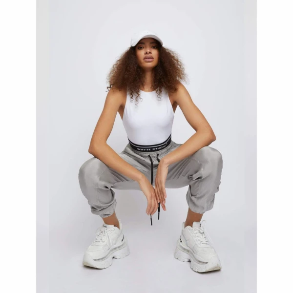 The track silk grey jogger – S   Luxury Shoes 
