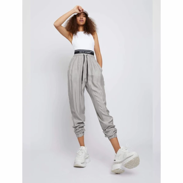 The track silk grey jogger – S   Luxury Shoes 