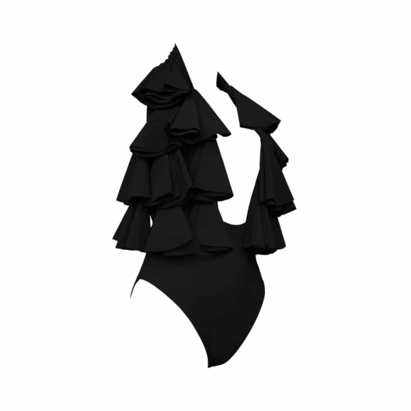 Aura black swimwear Beachwear emerging designer Luxury Shoes 