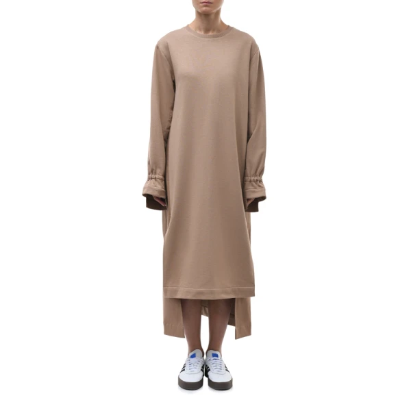 Anna oversized beige dress Clothing dress Luxury Shoes 