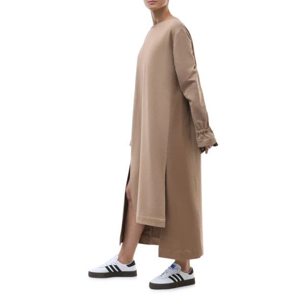 Anna oversized beige dress Clothing dress Luxury Shoes 