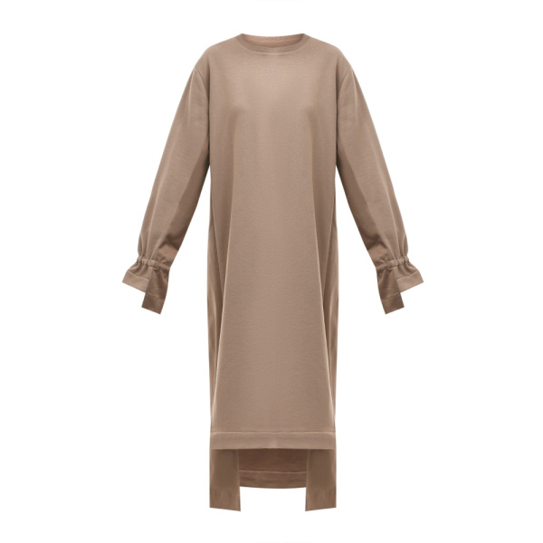 Anna oversized beige dress Clothing dress Luxury Shoes 
