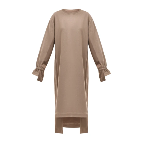 Anna oversized beige dress Clothing dress Luxury Shoes 