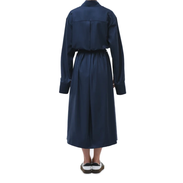 Alexa long blue shirtdress Clothing emerging designer Luxury Shoes 