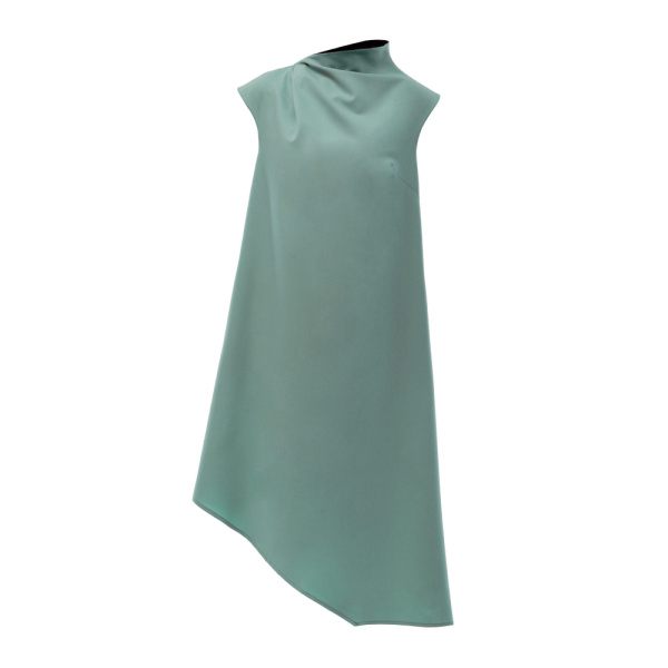 Magda asymmetric green dress Clothing dress Luxury Shoes 
