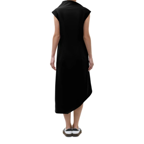 Magda asymmetric black dress Clothing dress Luxury Shoes 