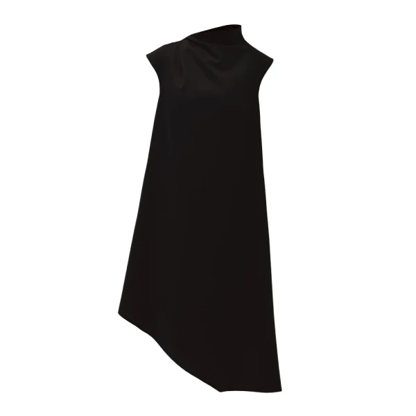 Magda asymmetric black dress Clothing dress Luxury Shoes 