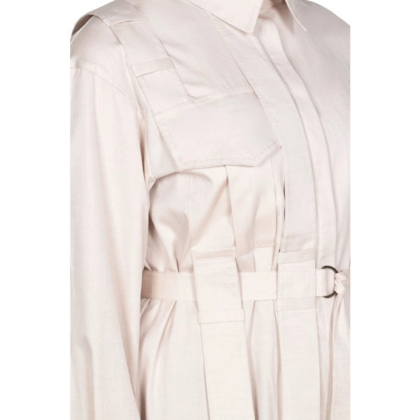 Z.G.est Cargo ivory shirtdress Dress, view 5