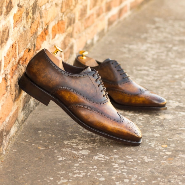  Luxury Handbags by you Hand Made Patina Full Brogue Shoe, view 4