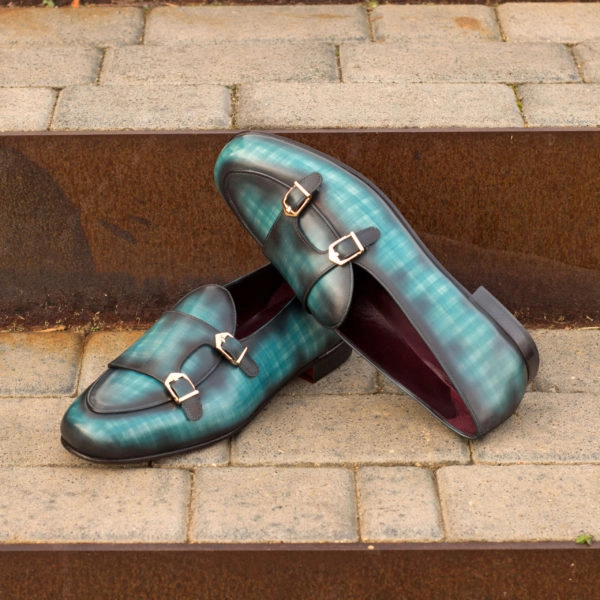  Luxury Handbags by you Hand Made Patina Monk Slipper Shoe, view 4