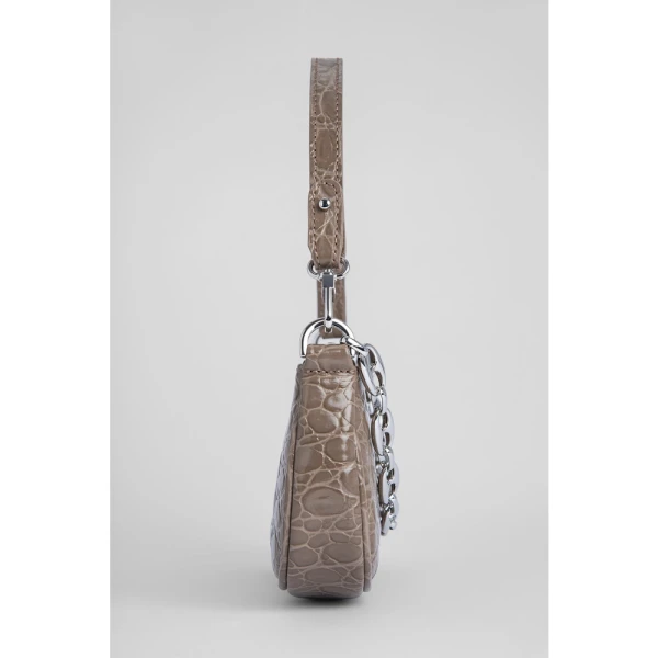 Mini mud circular croco embossed leather bag Bags bag Luxury Shoes 