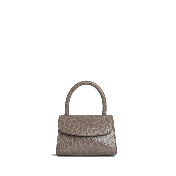 Mini mud circular croco embossed leather bag Bags bag Luxury Shoes 