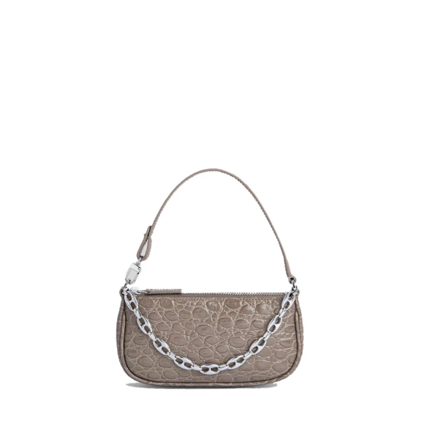 Mini mud circular croco embossed leather bag Bags bag Luxury Shoes 