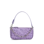 Mini rachel lilac circular croco embossed leather bag Bags bag Luxury Shoes 