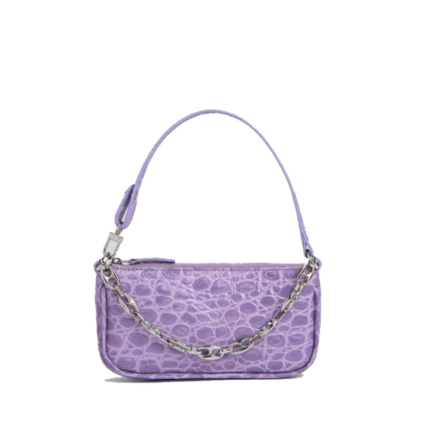 Mini rachel lilac circular croco embossed leather bag Bags bag Luxury Shoes 