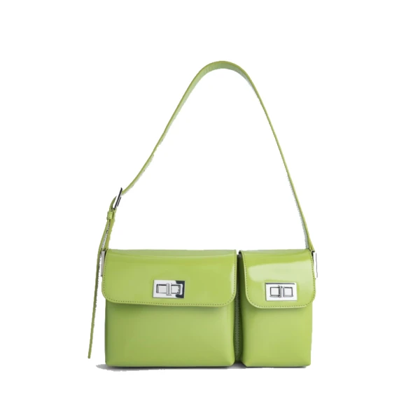 Billy lime green semi patent leather bag Bags bag Luxury Shoes 