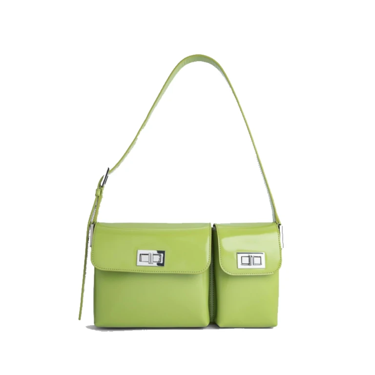 Billy lime green semi patent leather bag Bags bag Luxury Shoes 