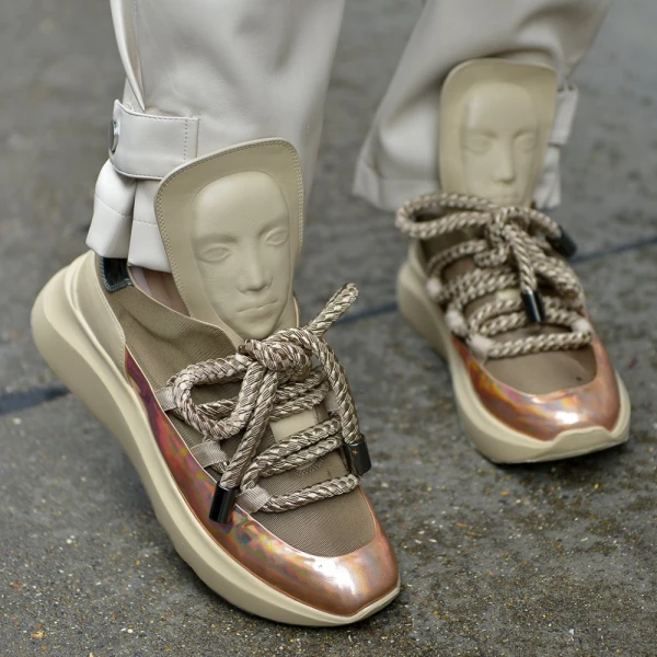 Ghost silver white sneakers – 36   Luxury Shoes 