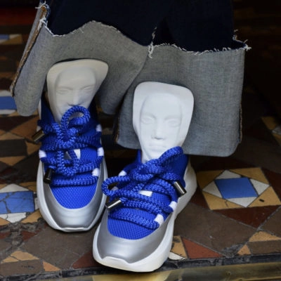 women's luxury sneaker brands Ghost silver white sneakers – 36 Luxury Shoes 